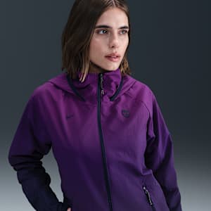 Nike FC Barcelona ベンチコート ダークパープル 紫 バルセロナ Nike FC Barcelona 21/22 AWF Jacket - Obsidian/Obsidian/Dtm-Irdest